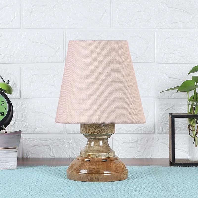 Harolda Table Lamp With Jute Shade - White