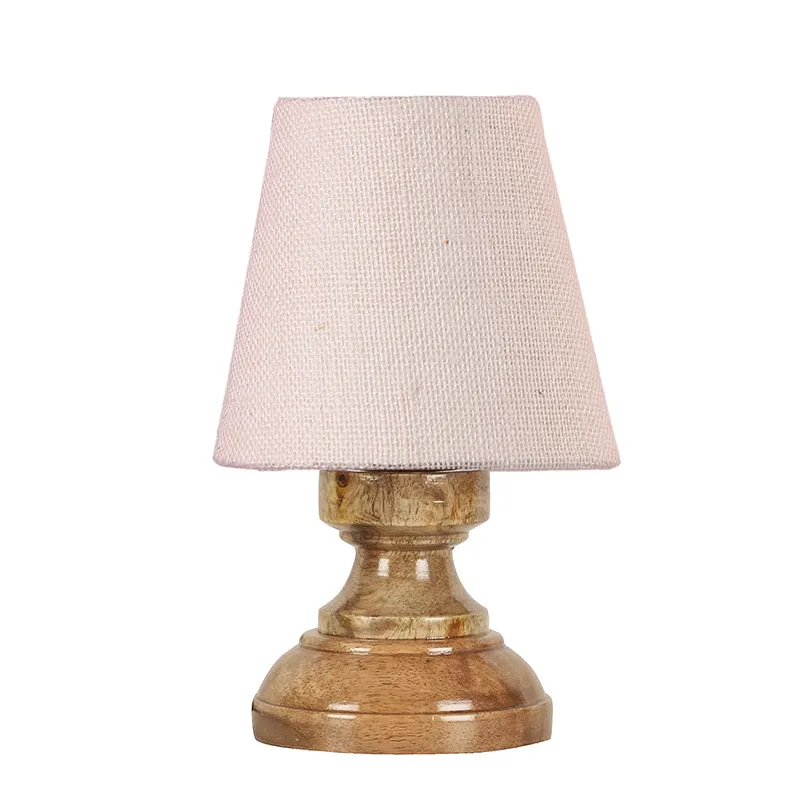 Harolda Table Lamp With Jute Shade - White