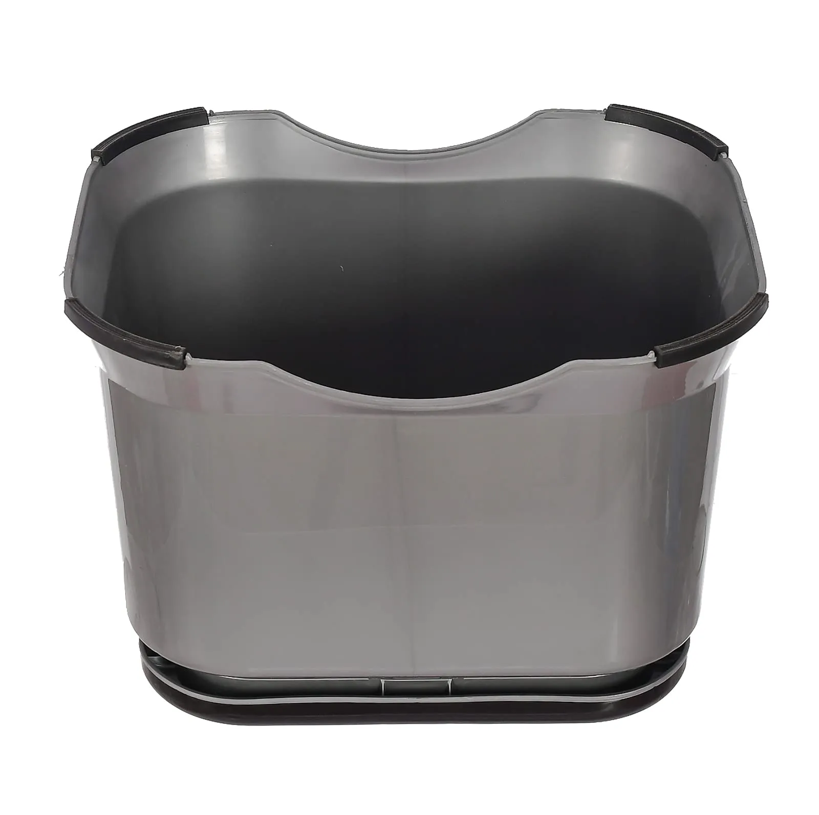 Heart Home Ultra 10 Anti-Slip Plastic Stool for Bathroom, Kitchen, Bedroom, Toy Room and Living Room- Pack of 2 (Brown & Grey)-46HH0150, Standard