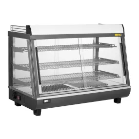 HW928 Buffalo Front and Rear Door Heated Merchandiser 136Ltr