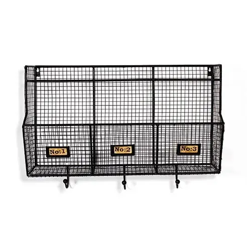 Industrial Black Wall Shlef
