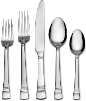 International Report Kensington Stainless Steel Flatware Set - 53 Pieces - Silver