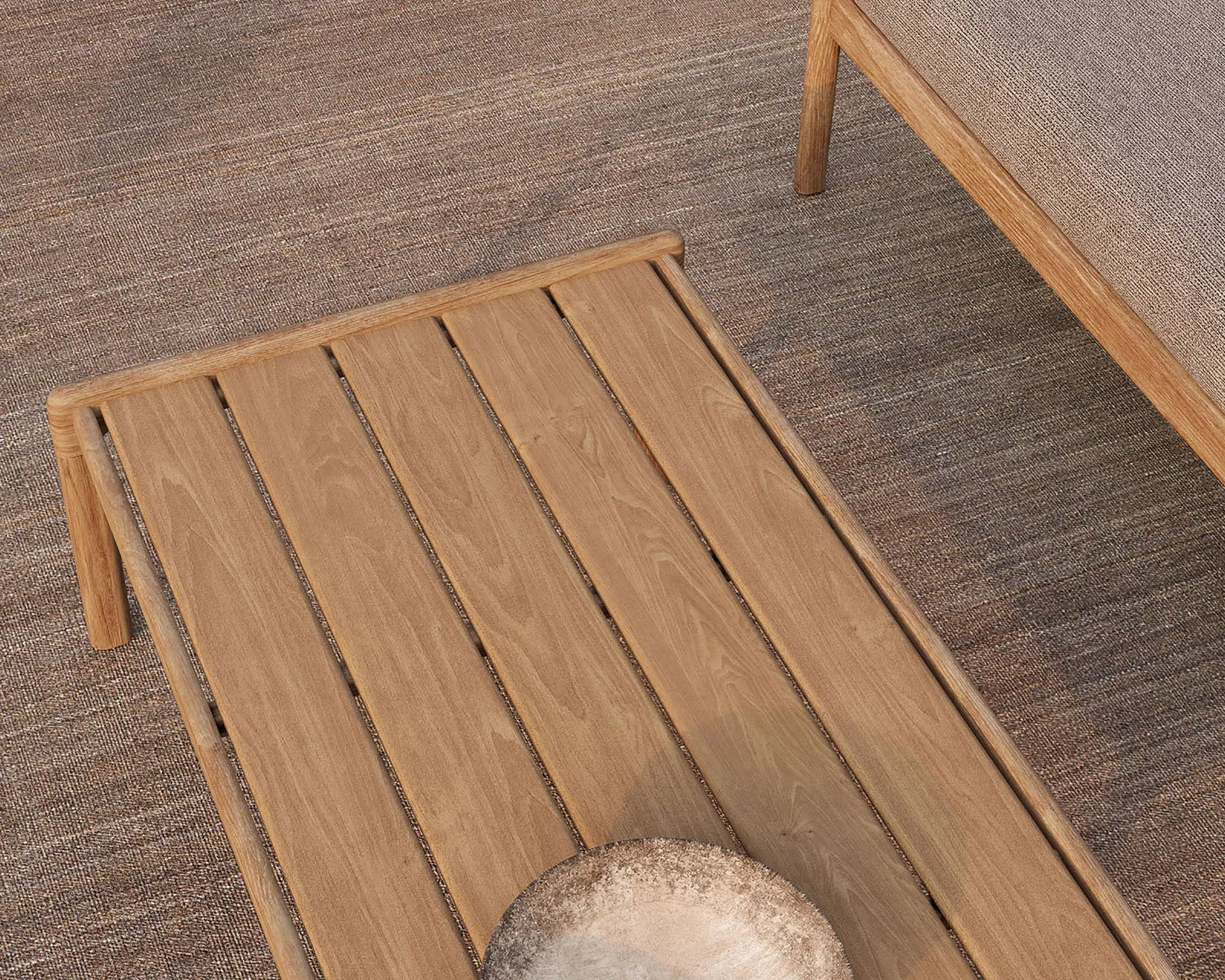Jack Outdoor Coffee Table - Teak 120 cm