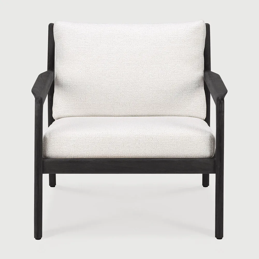 Jack Outdoor Lounge Chair - Teak Black Off White
