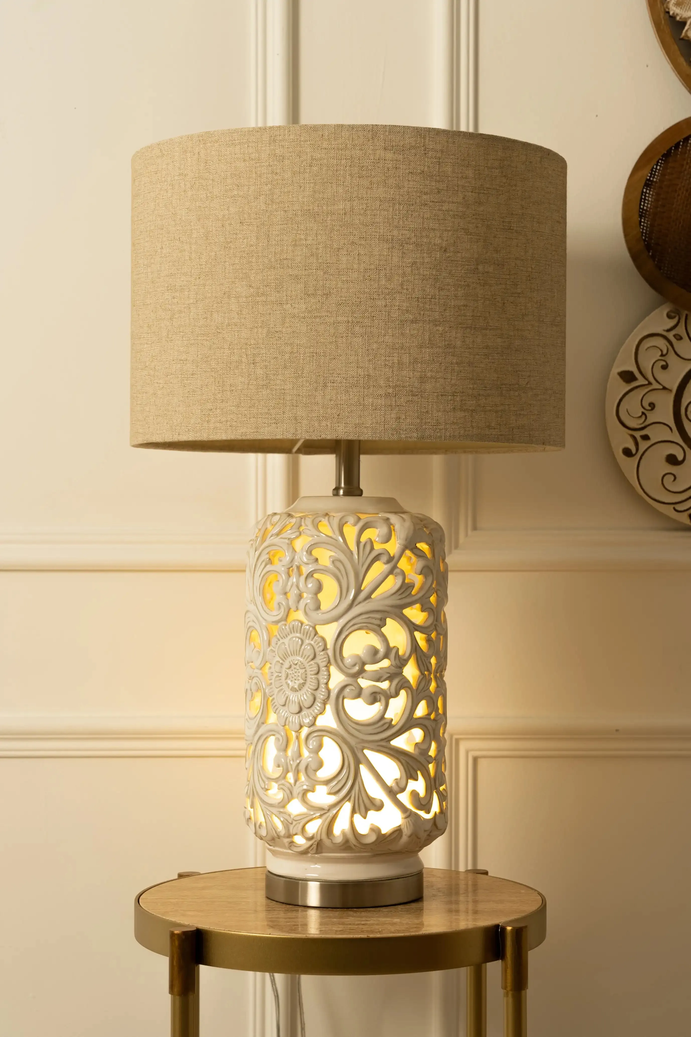 Jade Ceramic Lamp