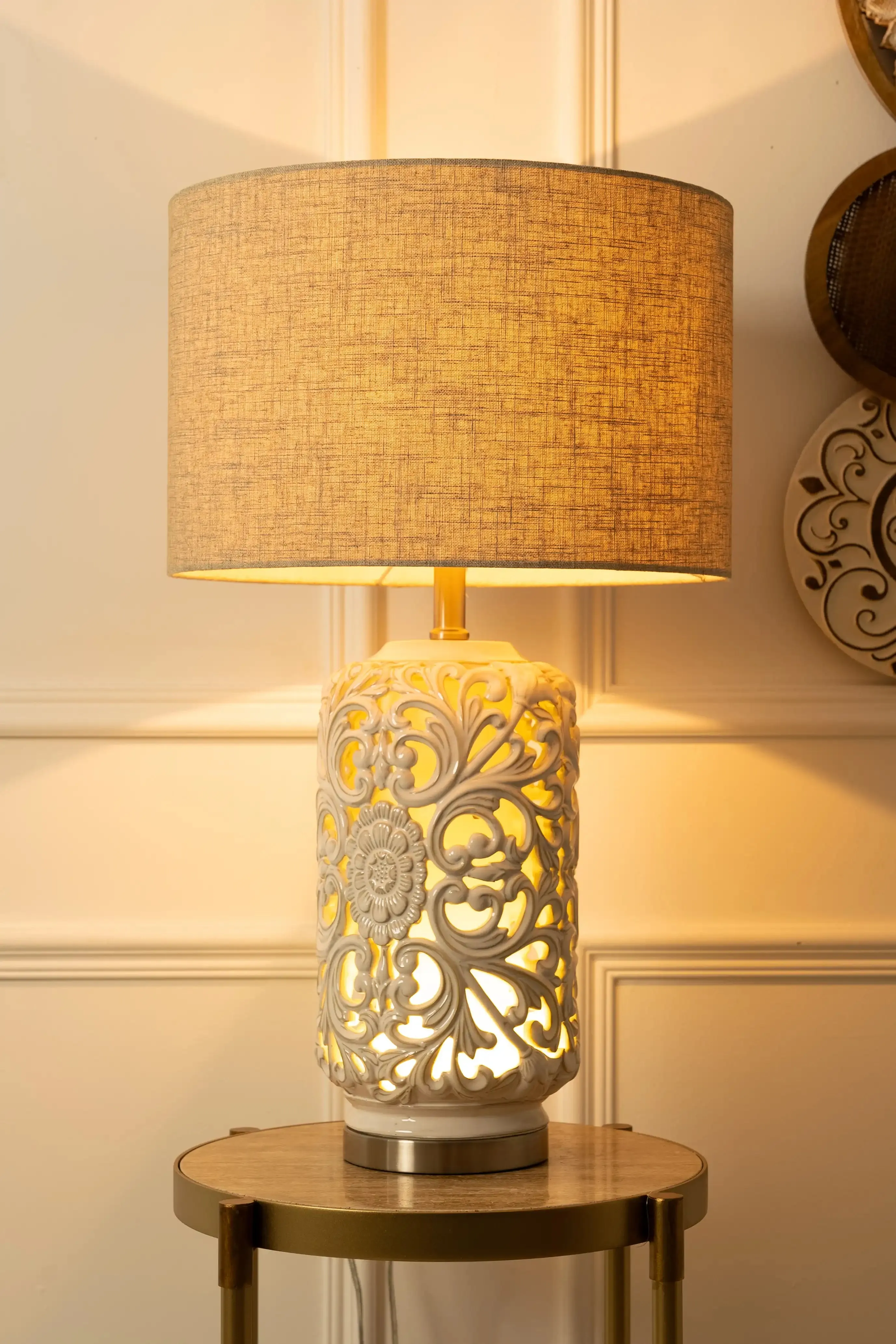 Jade Ceramic Lamp