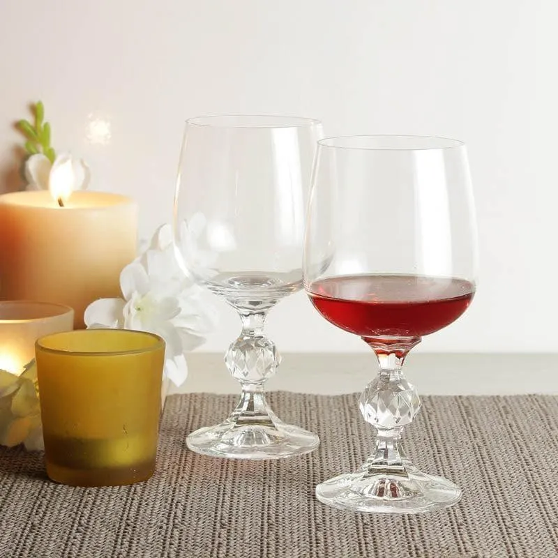 Jade Red Wine Glasses (230 ML) - Set Of Six