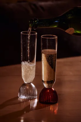 Kairos Champagne Flute | Amber | Set of 2