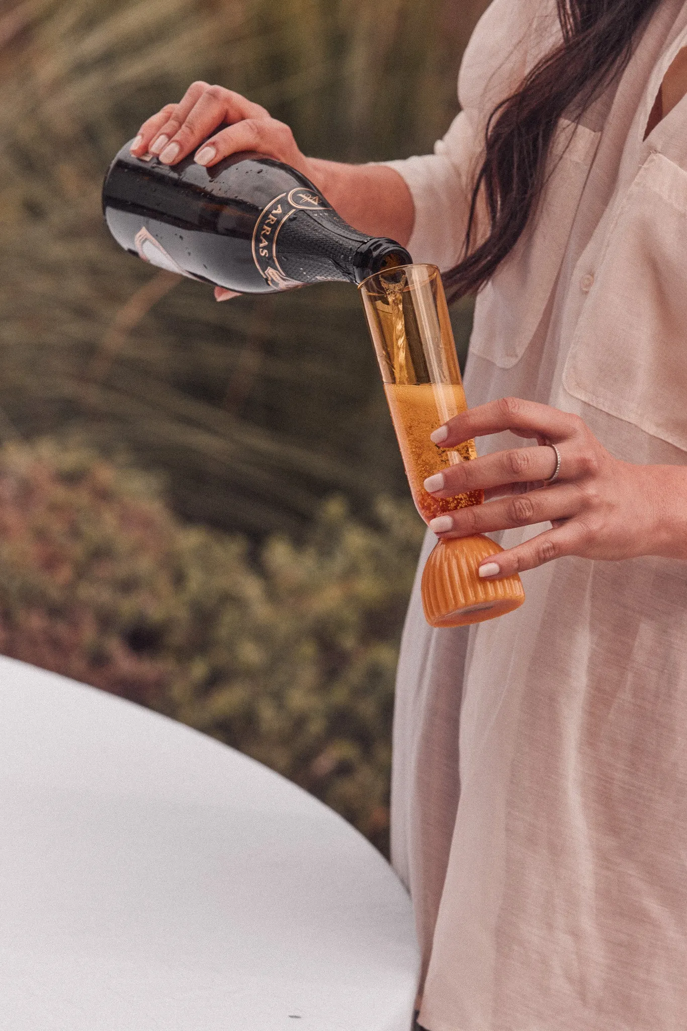 Kairos Champagne Flute | Yellow Topaz | Set of 2
