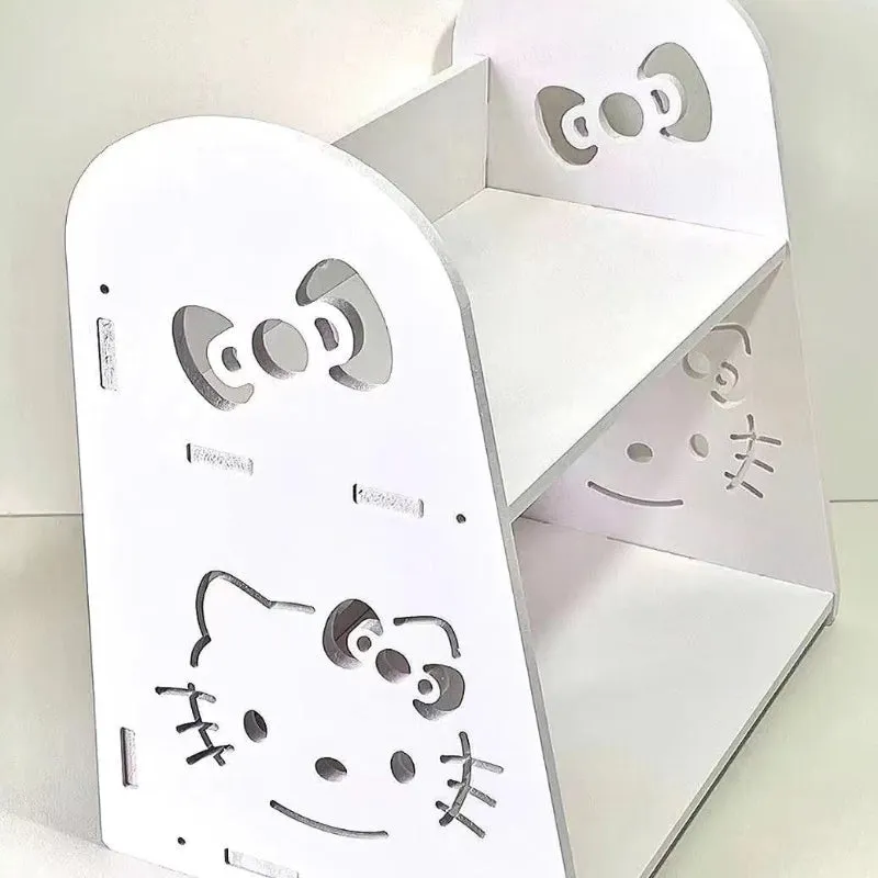 Kawaii Double Layer Display Shelves