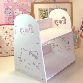 Kawaii Double Layer Display Shelves