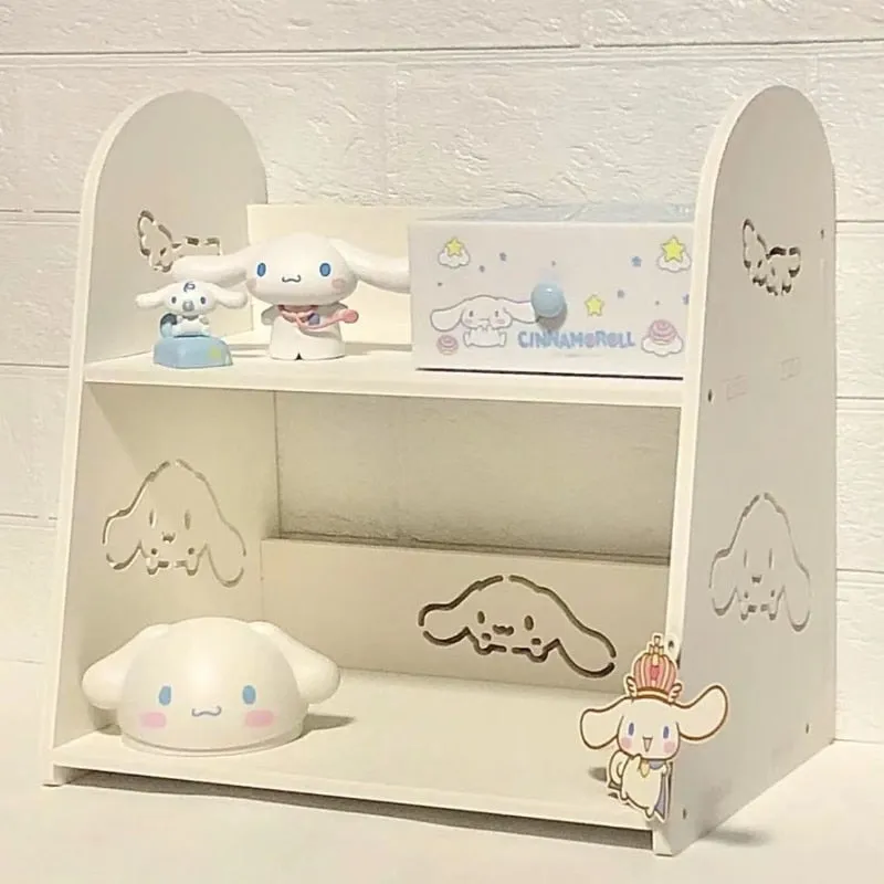 Kawaii Double Layer Display Shelves