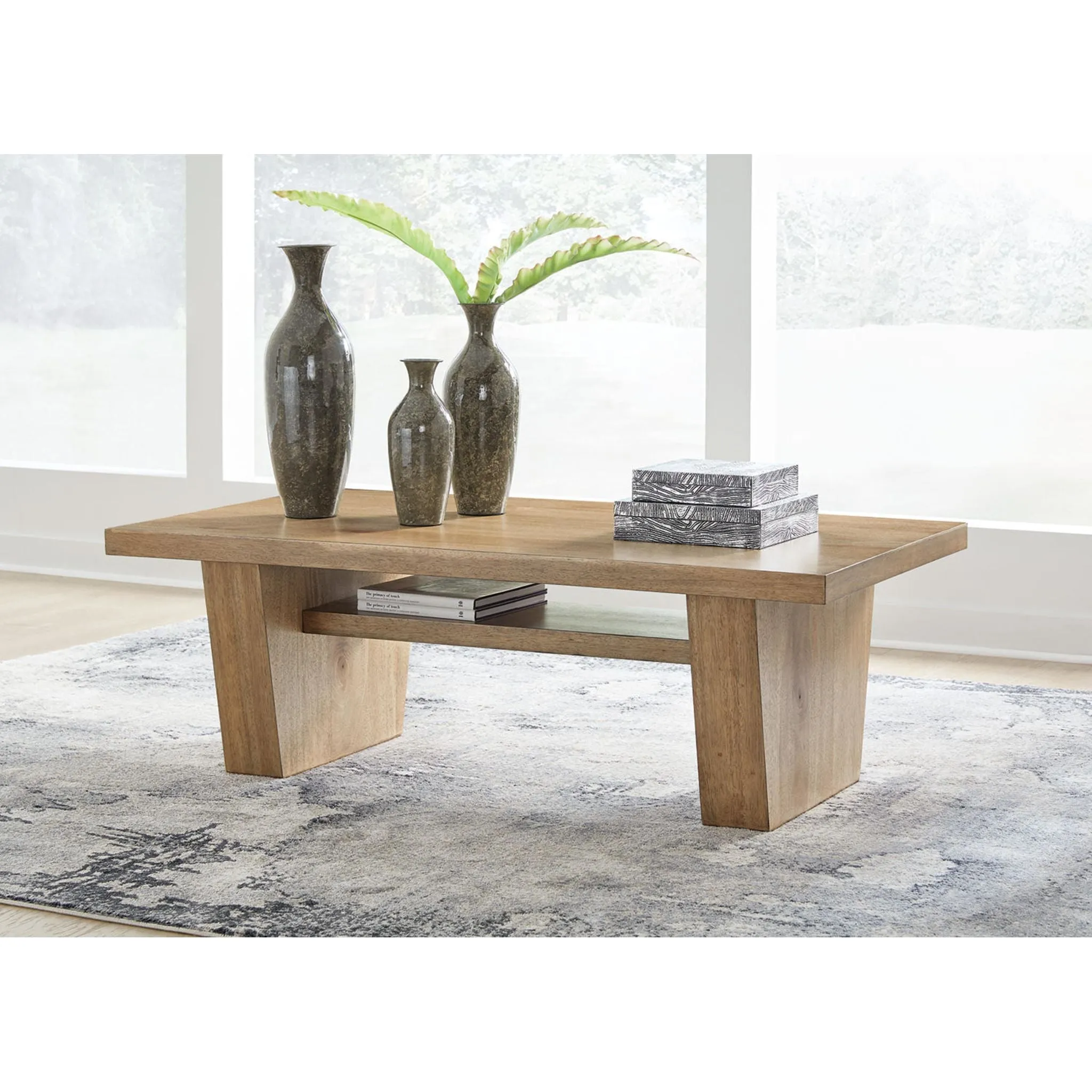 Kristiland Coffee Table - Light Brown