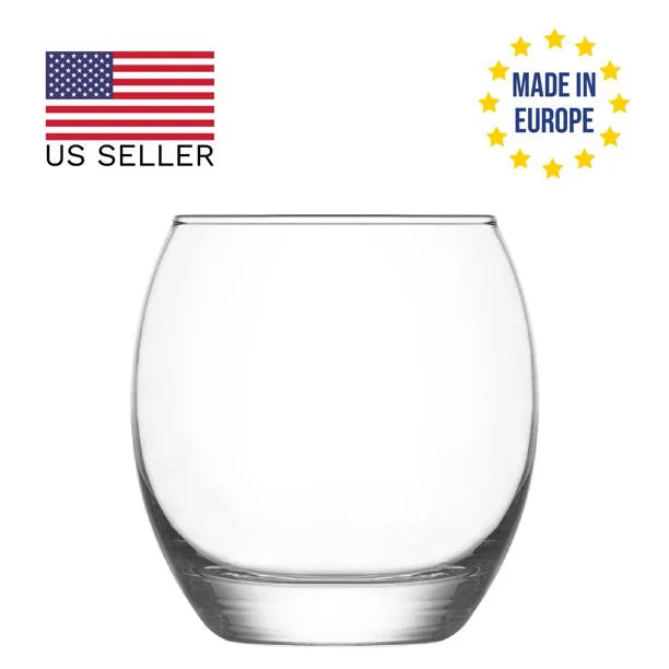 Lav Empire Whiskey Glass Set, 3 Pcs, 13.75 Oz (405 cc)