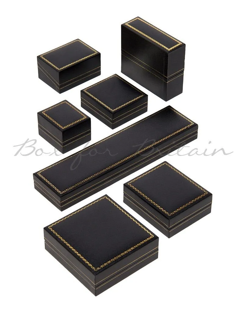 Leatherette Set Box Large Black