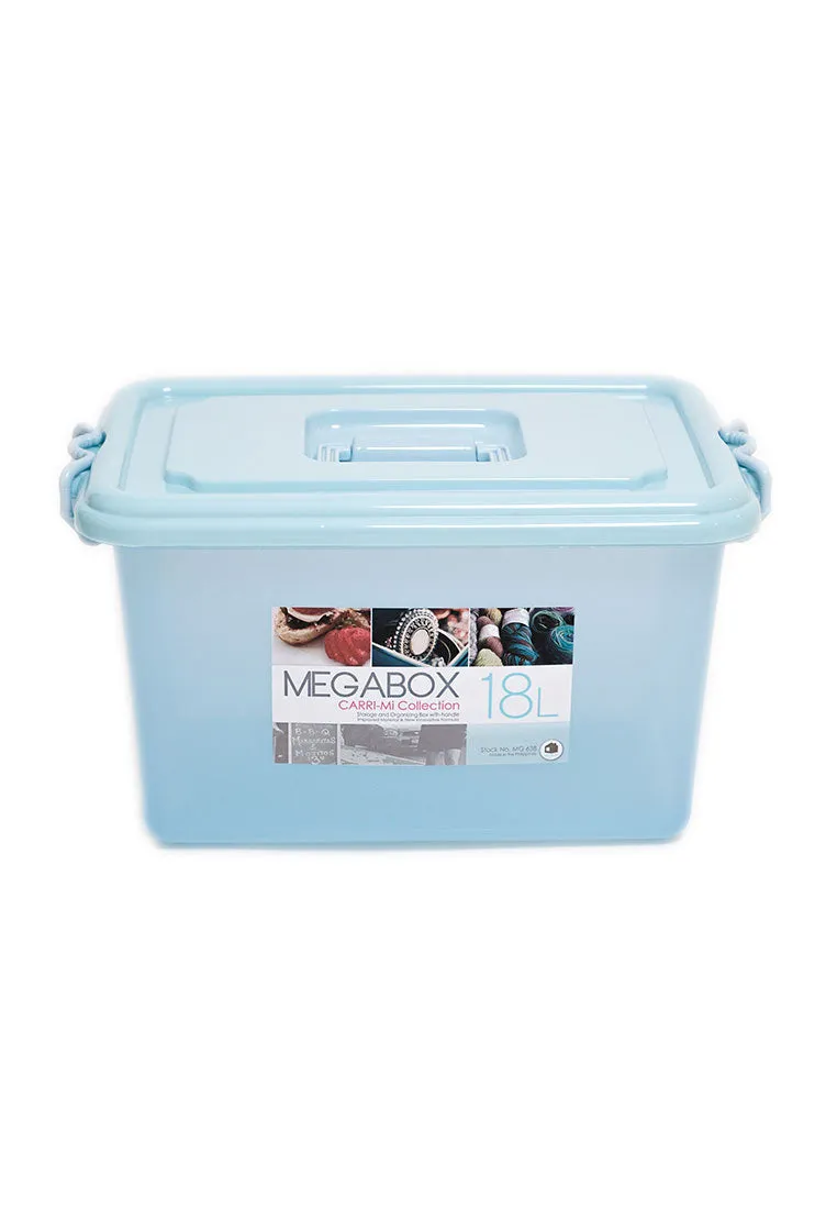Megabox Carri-Mi Series Storage Box 18L - 28.5 x 23.3 x 28.5cm