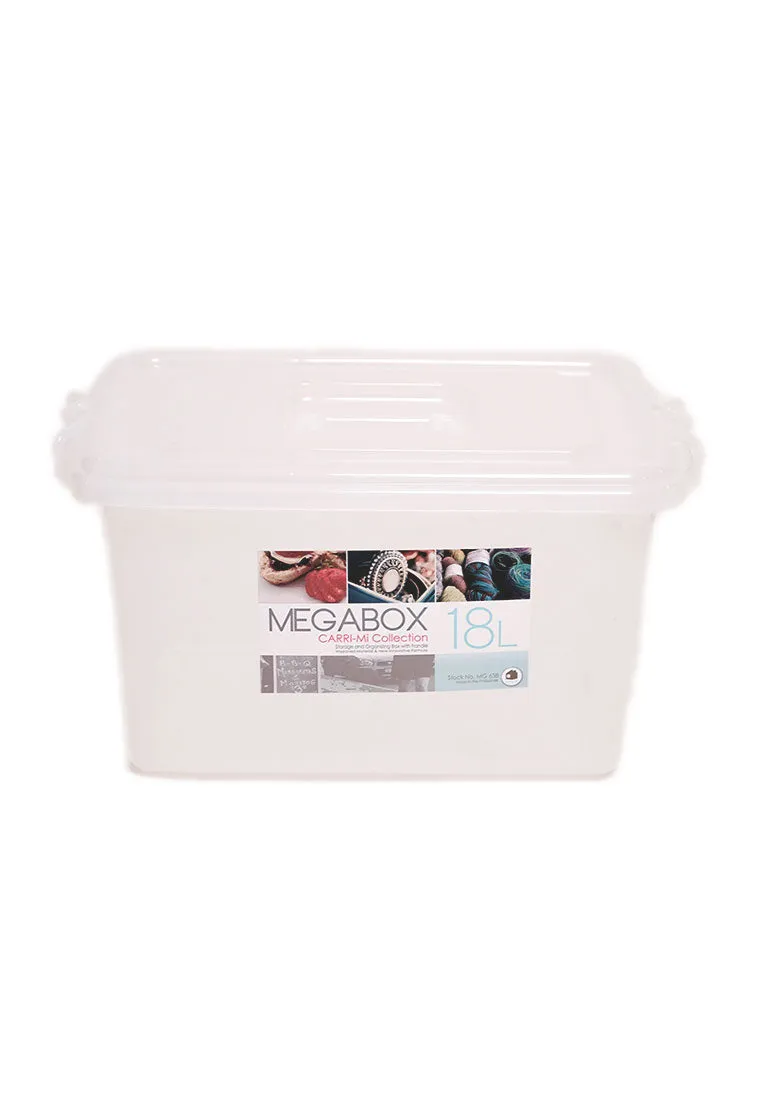 Megabox Carri-Mi Series Storage Box 18L - 28.5 x 23.3 x 28.5cm