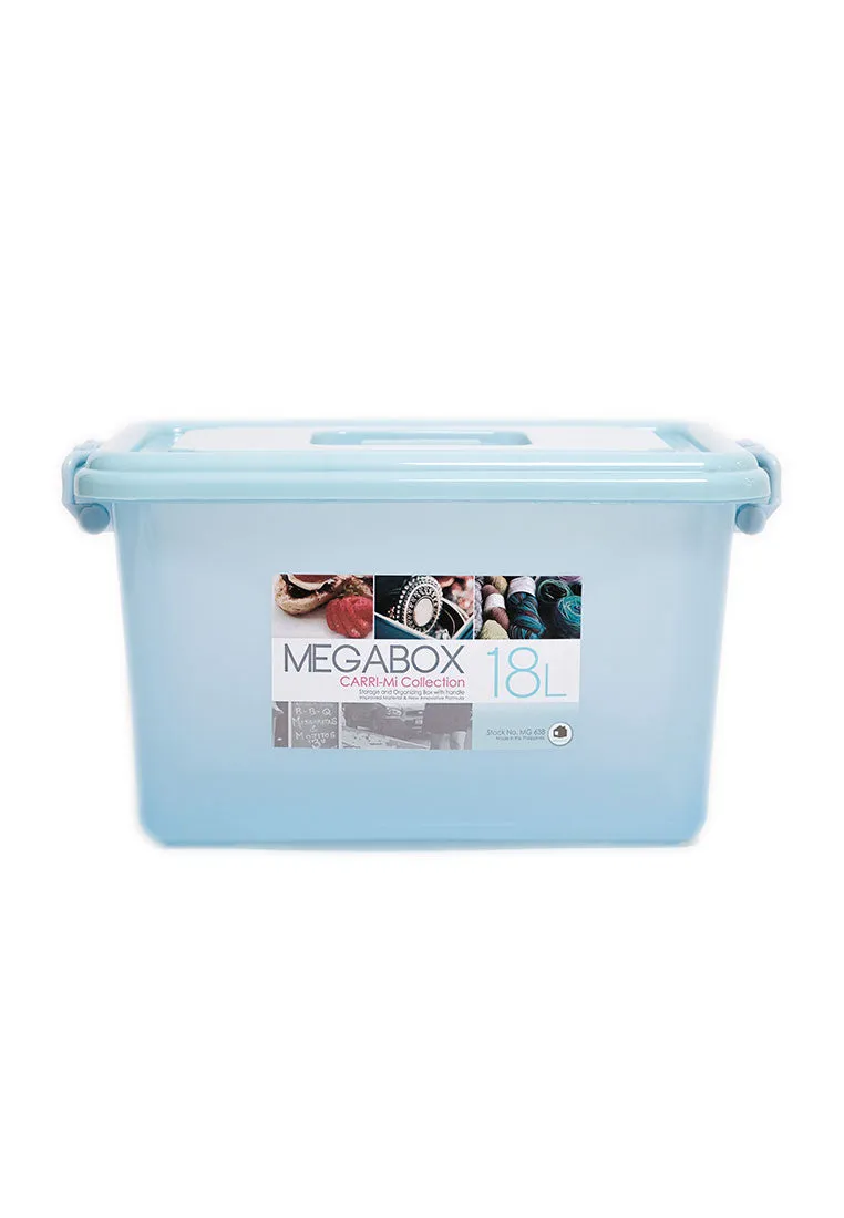 Megabox Carri-Mi Series Storage Box 18L - 28.5 x 23.3 x 28.5cm