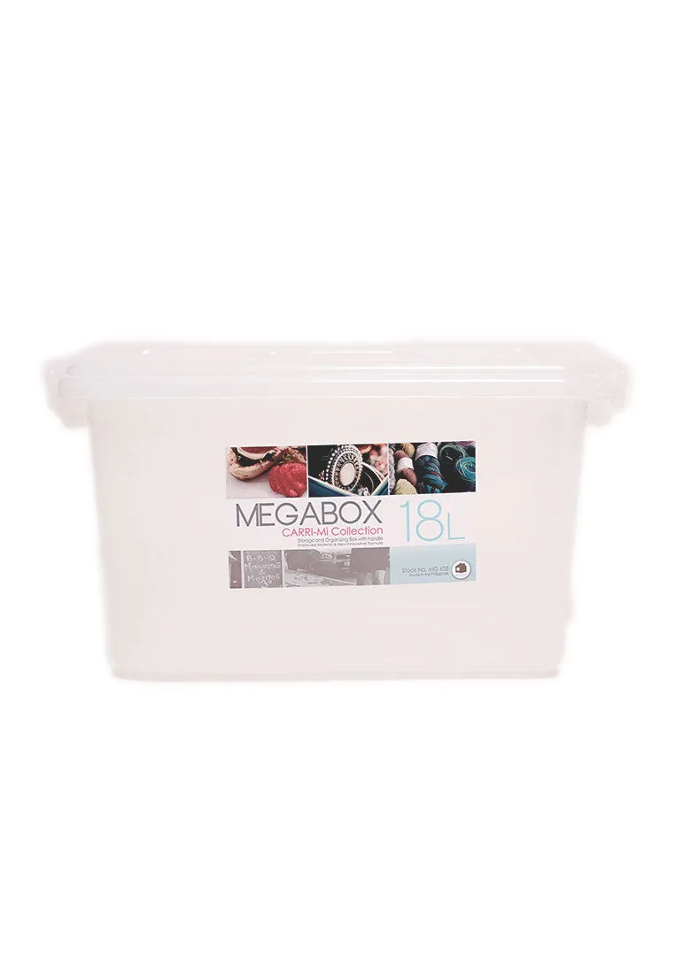 Megabox Carri-Mi Series Storage Box 18L - 28.5 x 23.3 x 28.5cm