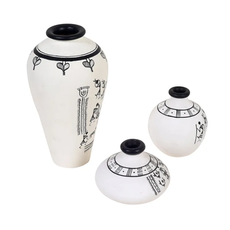 Mikasa Terracotta Vase - Set Of Three