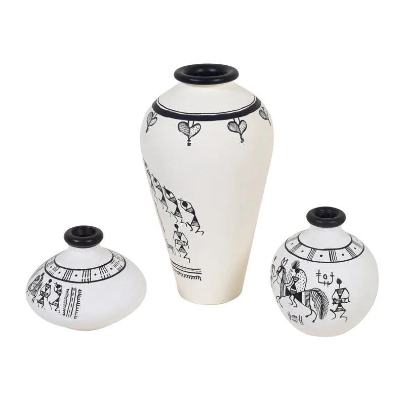 Mikasa Terracotta Vase - Set Of Three