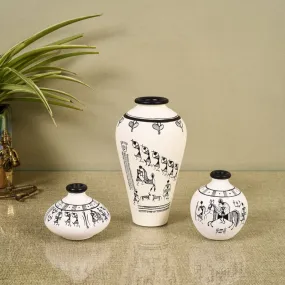 Mikasa Terracotta Vase - Set Of Three