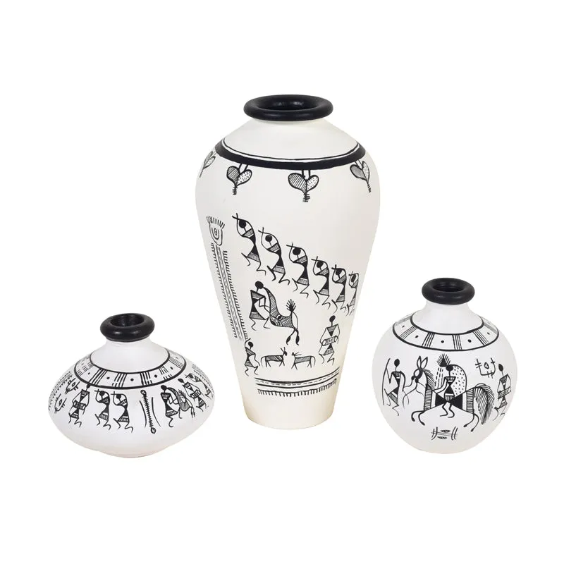 Mikasa Terracotta Vase - Set Of Three
