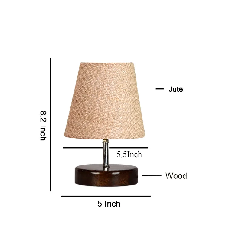 Mita Table Lamp With Jute Shade  - Beige
