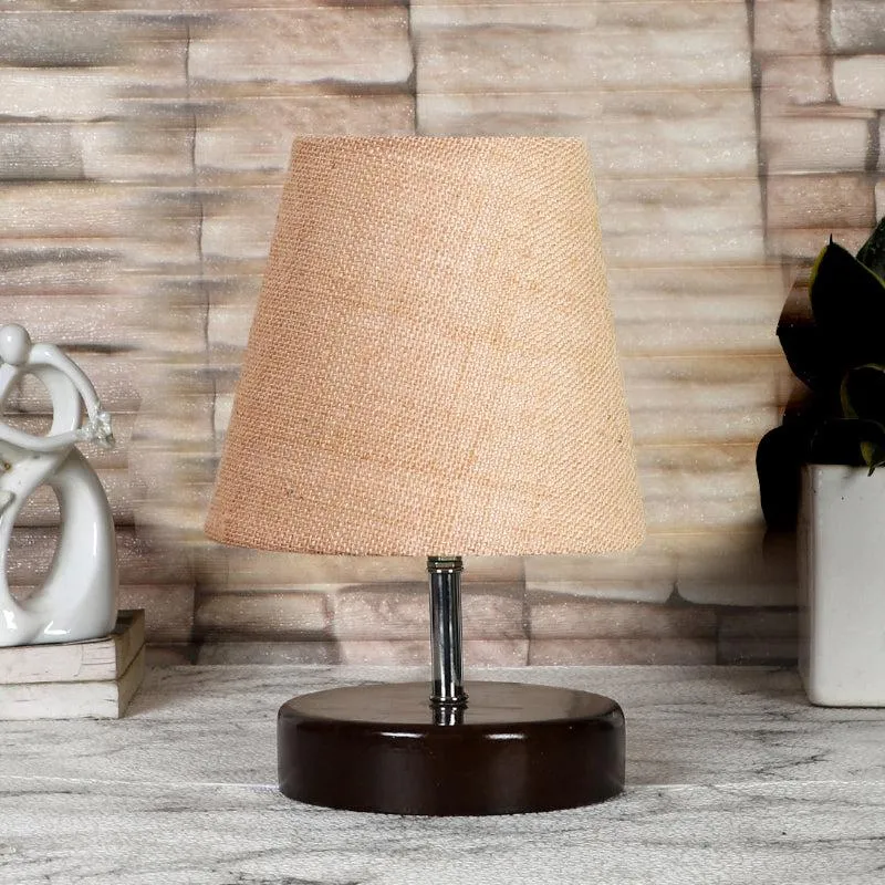 Mita Table Lamp With Jute Shade  - Beige