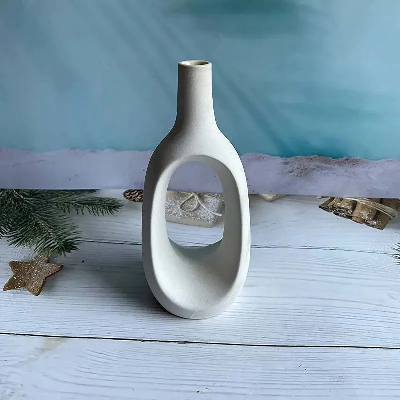 Modern Ceramic Vases Combo  | Set of 2