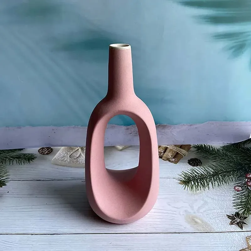 Modern Ceramic Vases Combo  | Set of 2