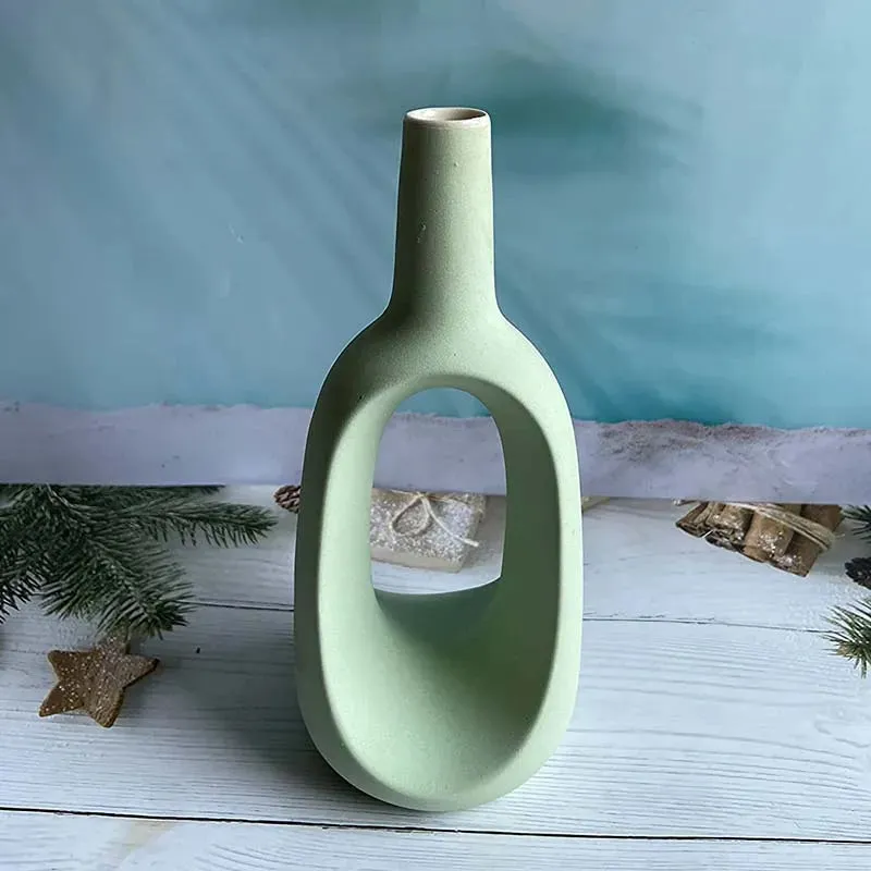 Modern Ceramic Vases Combo  | Set of 2