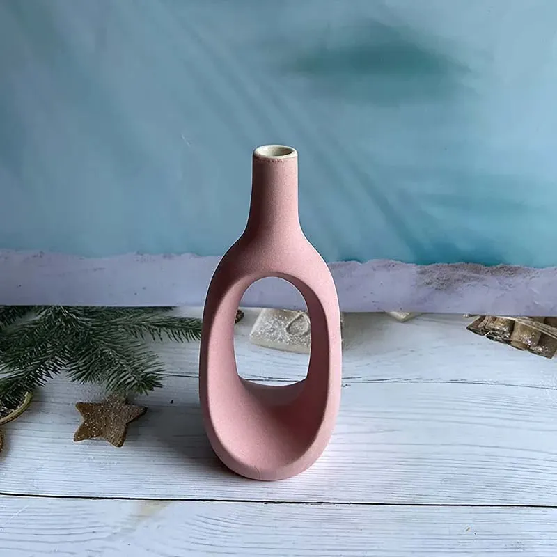 Modern Ceramic Vases Combo  | Set of 2
