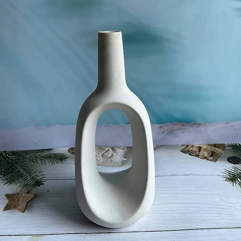 Modern Ceramic Vases Combo  | Set of 2
