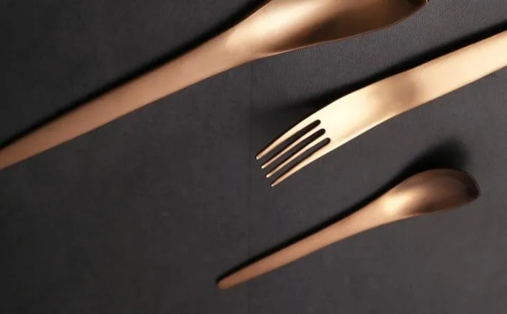 Modern Japanese Stainless Steel Cutlery Set