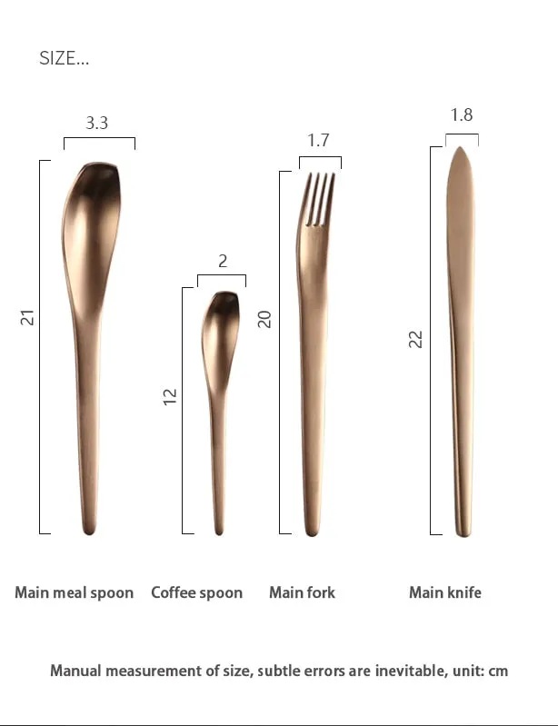 Modern Japanese Stainless Steel Cutlery Set