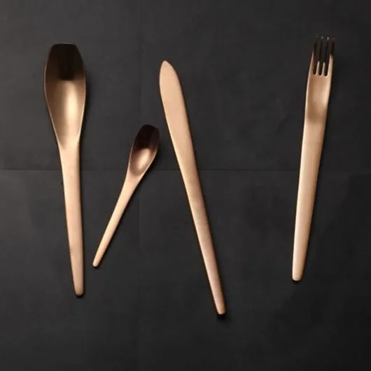 Modern Japanese Stainless Steel Cutlery Set