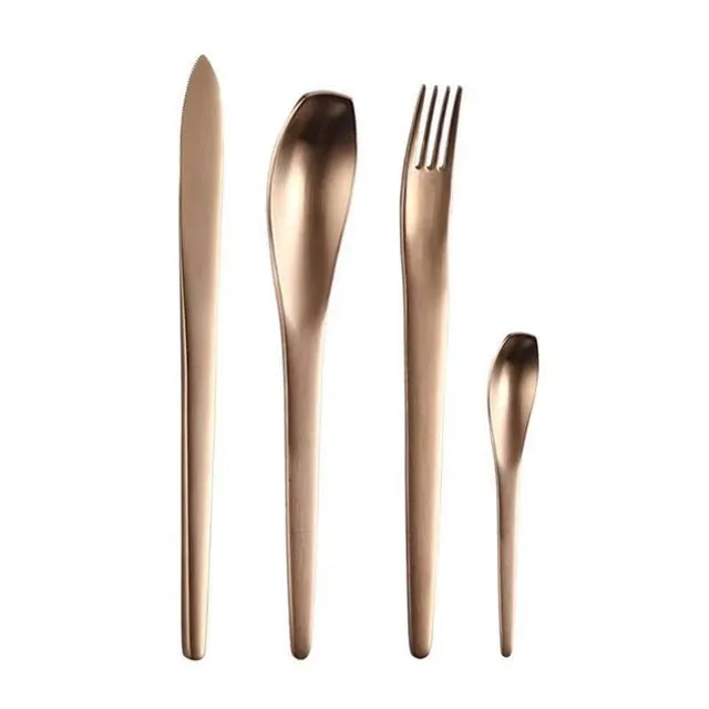 Modern Japanese Stainless Steel Cutlery Set