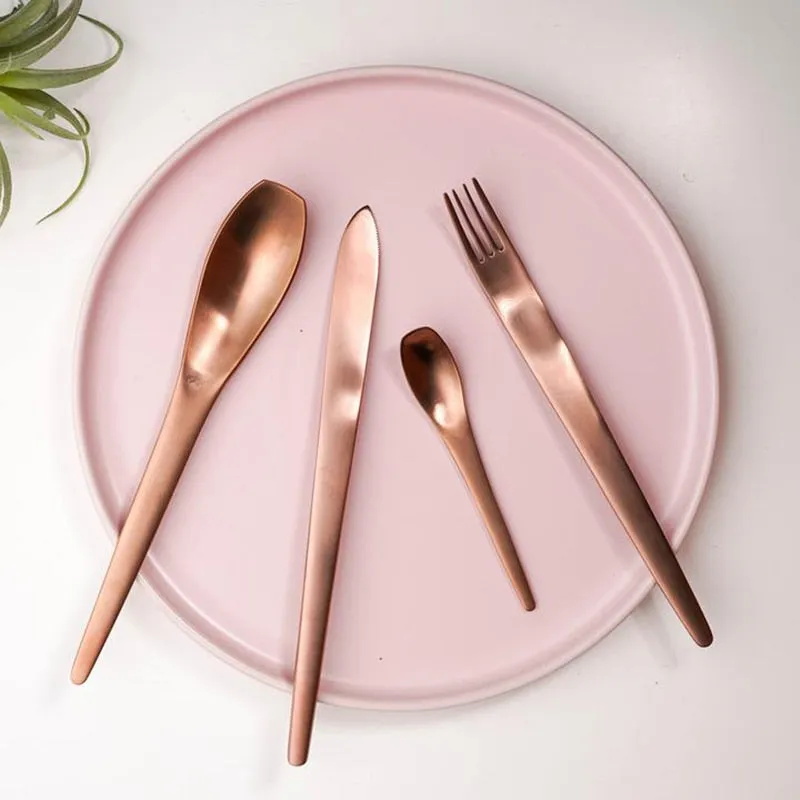 Modern Japanese Stainless Steel Cutlery Set