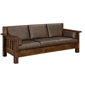 Mountain Roughsawn Wood Sofa