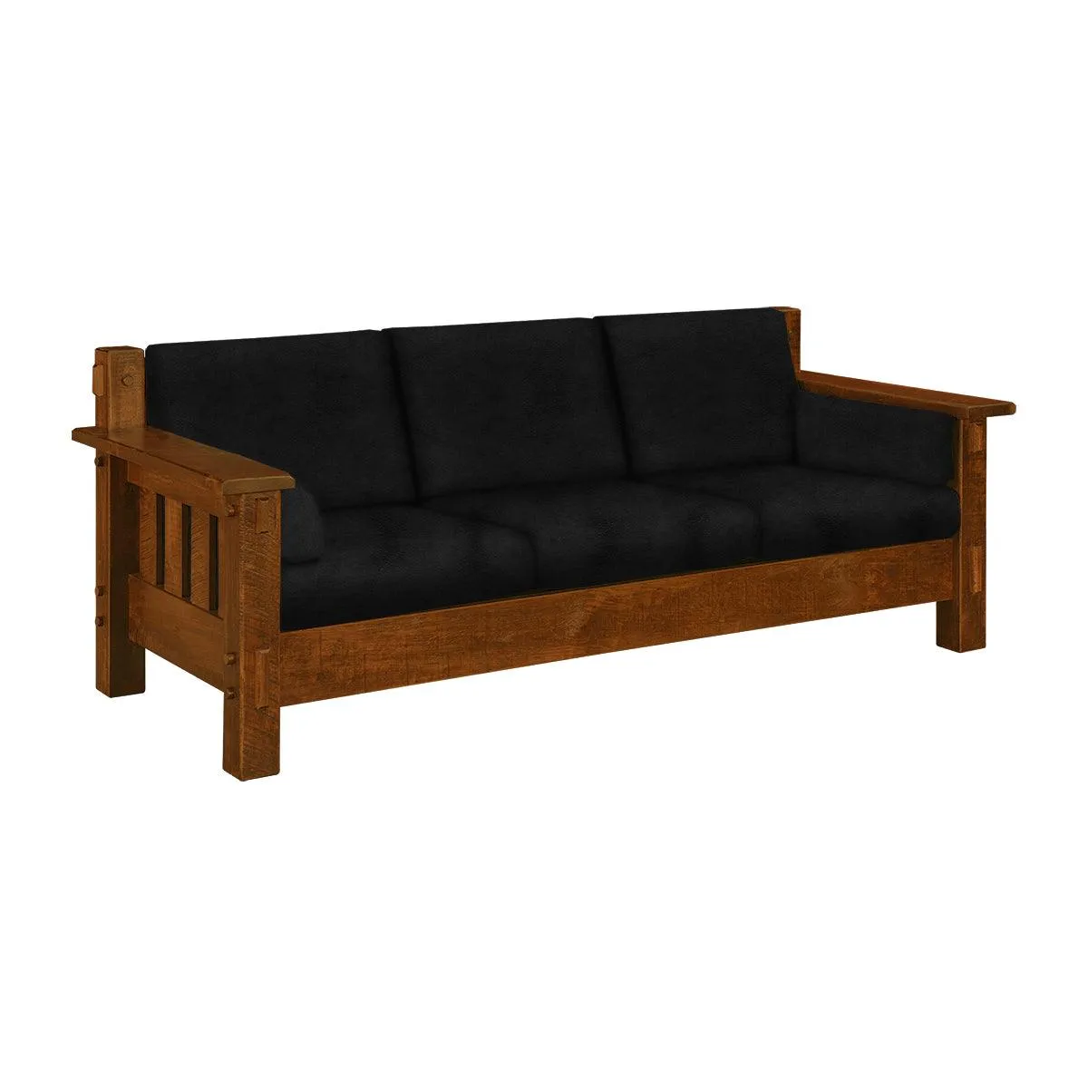 Mountain Roughsawn Wood Sofa