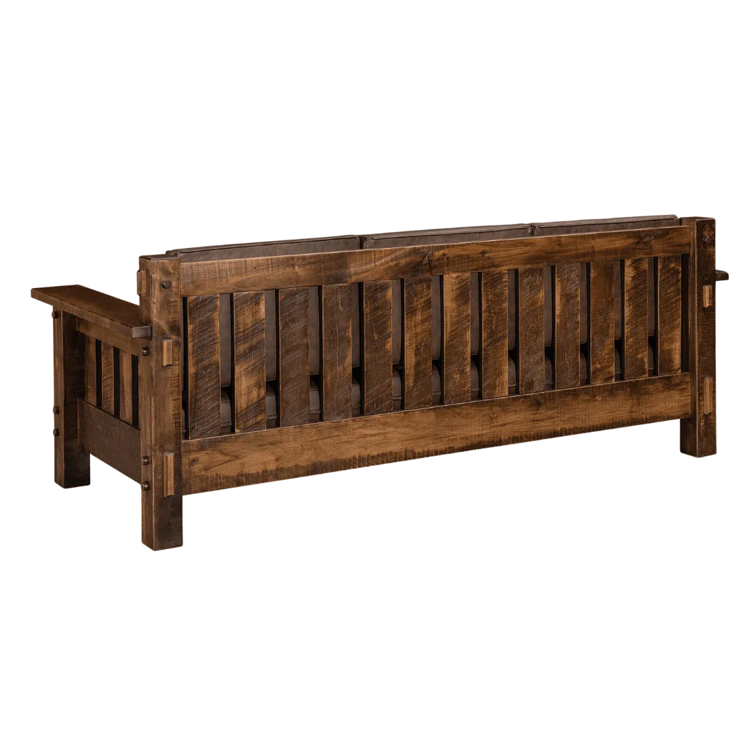Mountain Roughsawn Wood Sofa