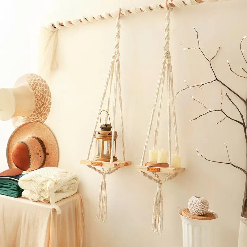 Nauko Handcrafted Floating Shelf - Set Of Two