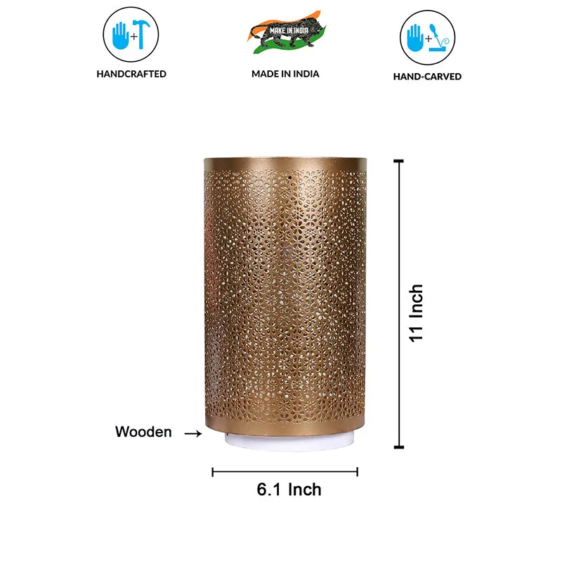 Navya Table Lamp With White Base