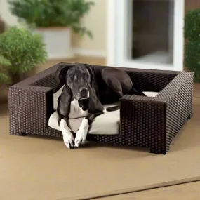 Outdoor Furniture Wicker Dog Basket