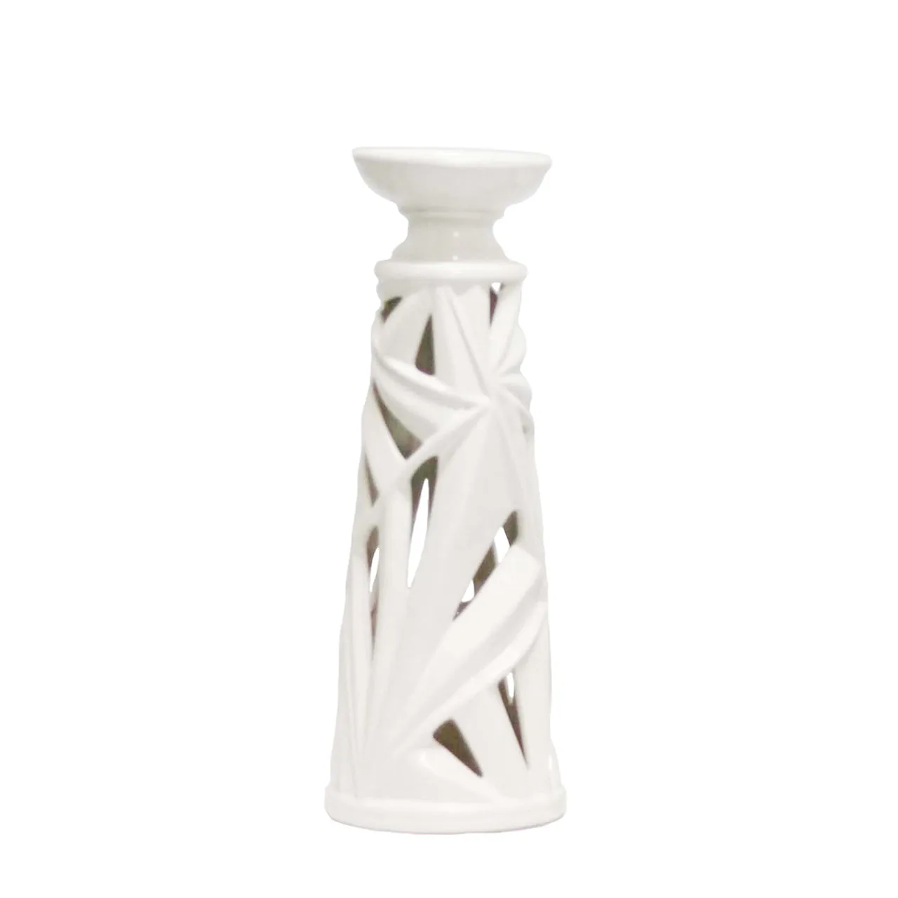 Palm Leaf Candle Holder - Large