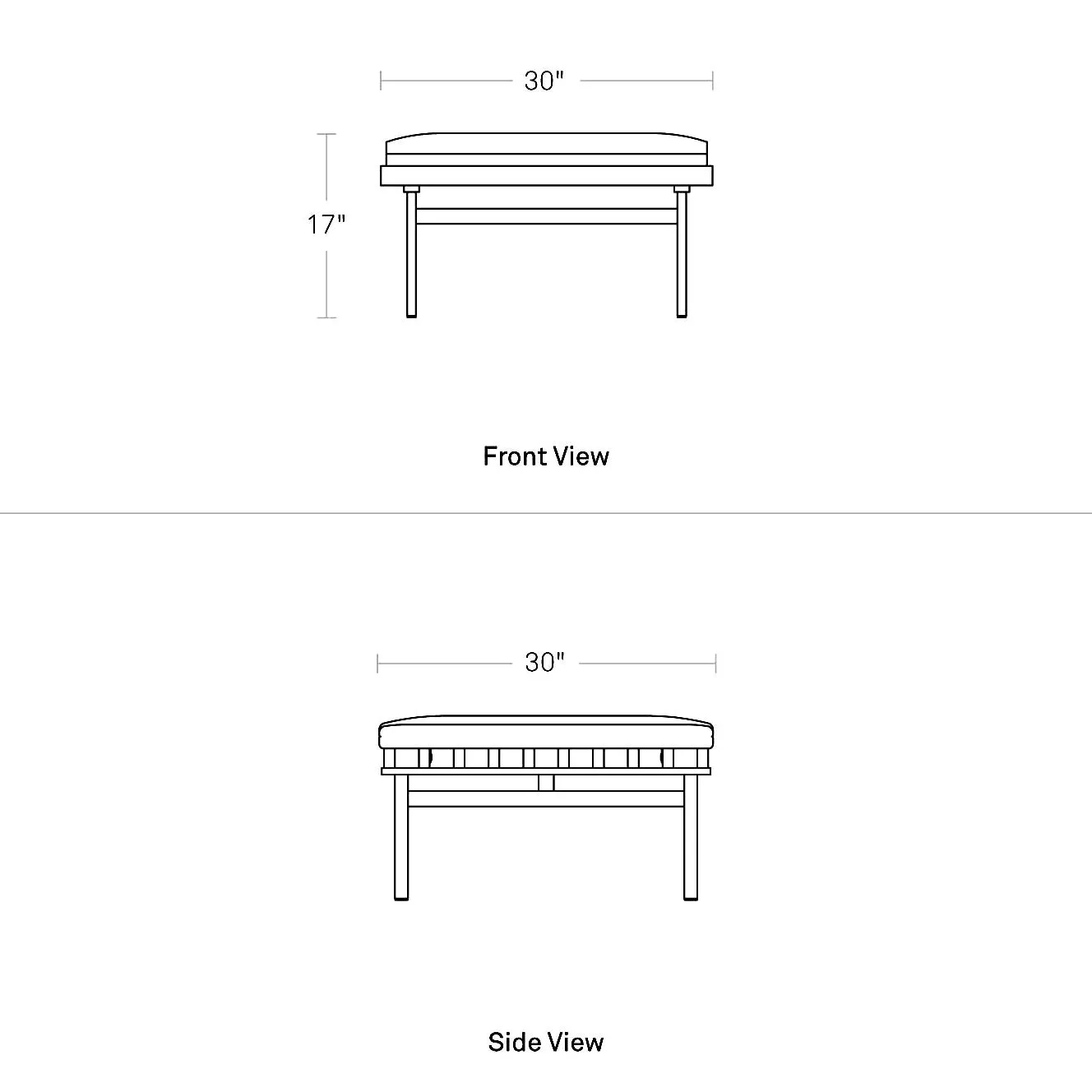 Perch Outdoor Ottoman