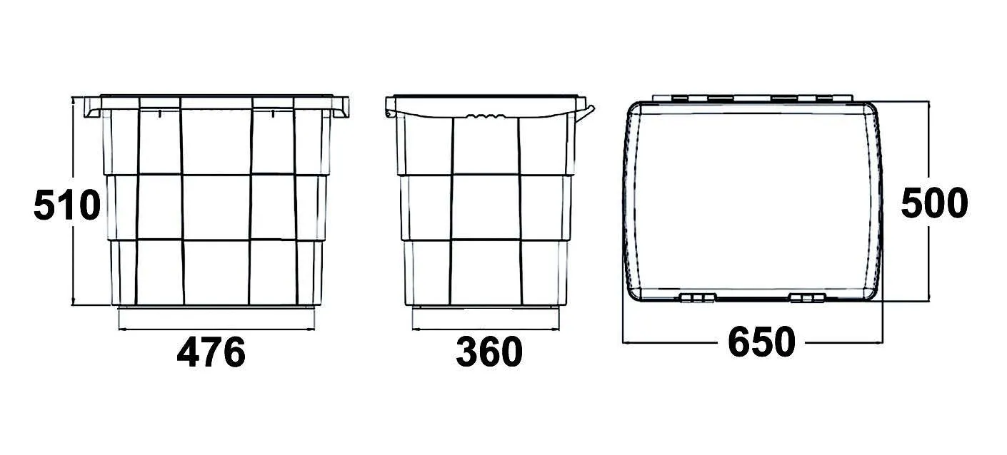 Plastic Tool Box / Large chest