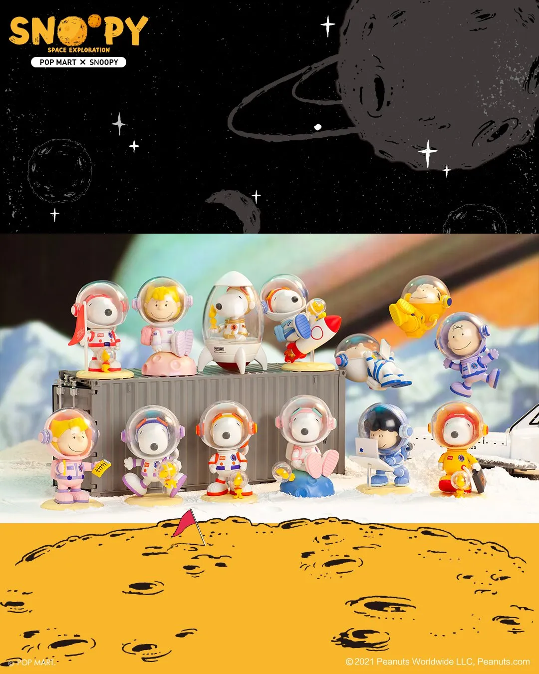 POP MART Snoopy Space Series