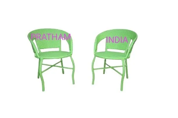 PRATHAM INDIA Beautiful Outdoor Garden Furniture Set for Coffee Table, Balcony Furniture, Office Furniture Patio Seating Set (Standard, Green)